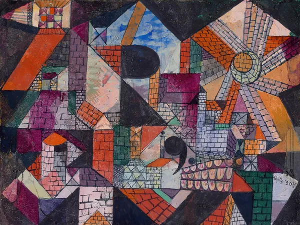 Stadt R av Paul Klee