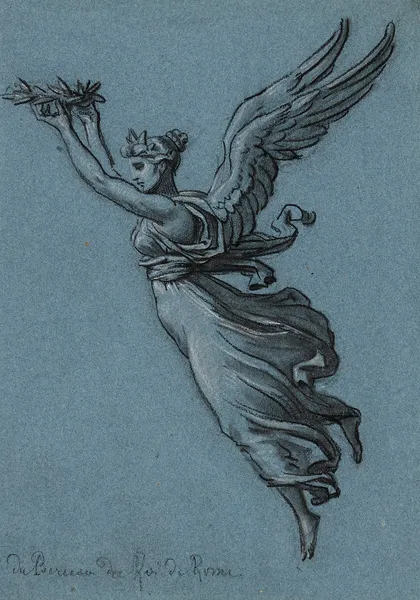 La gloire planant sur le monde av Pierre-Paul Prud'hon