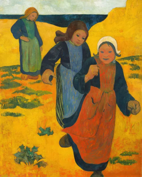 Filles aux grands sables av Paul Sérusier