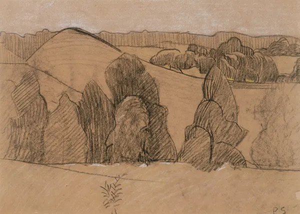 Landscape in Brittany av Paul Sérusier