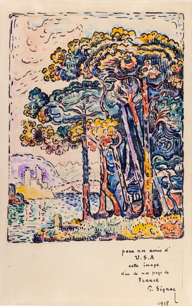 Landscape av Paul Signac