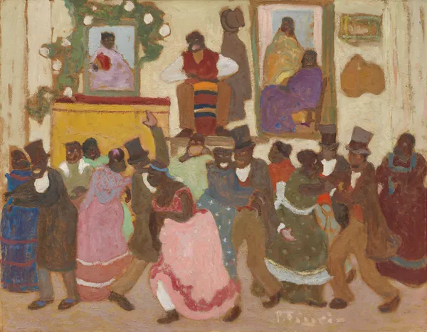 Dancing People av Pedro Figari