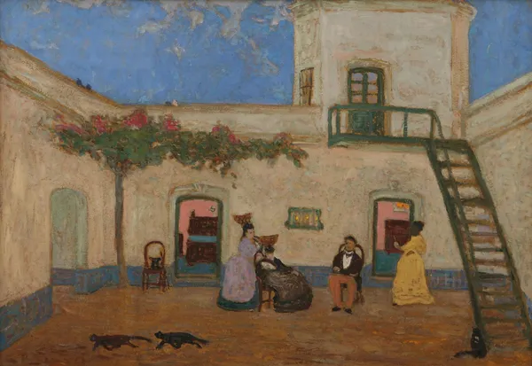 El Patio o Patio Unitario (from 1880 until 1938) av Pedro Figari
