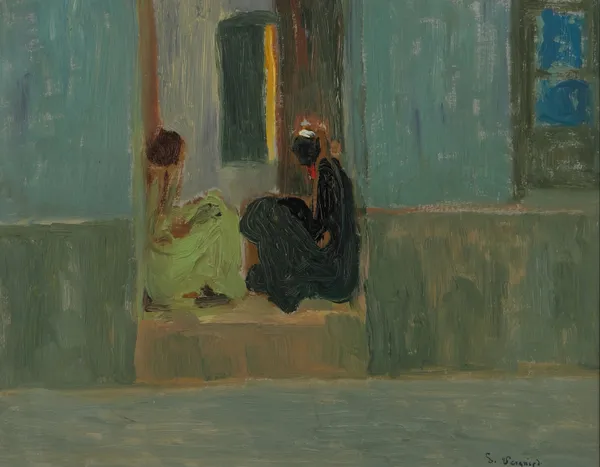 Negras en la puerta o Negras en zaguán (from 1880 until 1938) av Pedro Figari