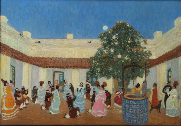 Patio (from 1880 until 1938) av Pedro Figari