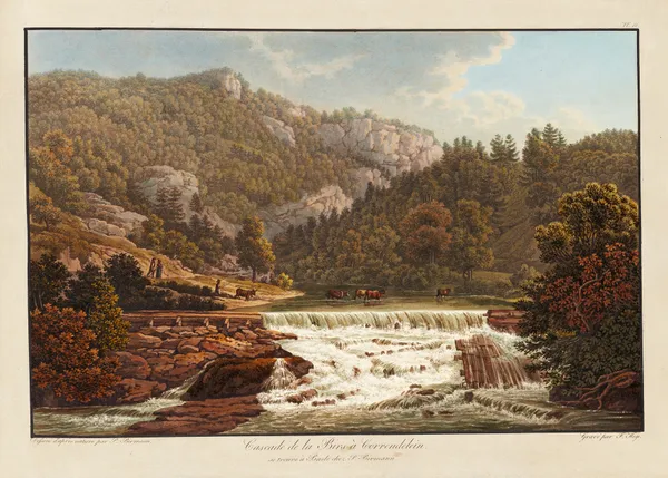 Cascade de la Birs à Correndelein av Peter Birmann