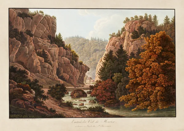 Entrée du Val de Moutier av Peter Birmann