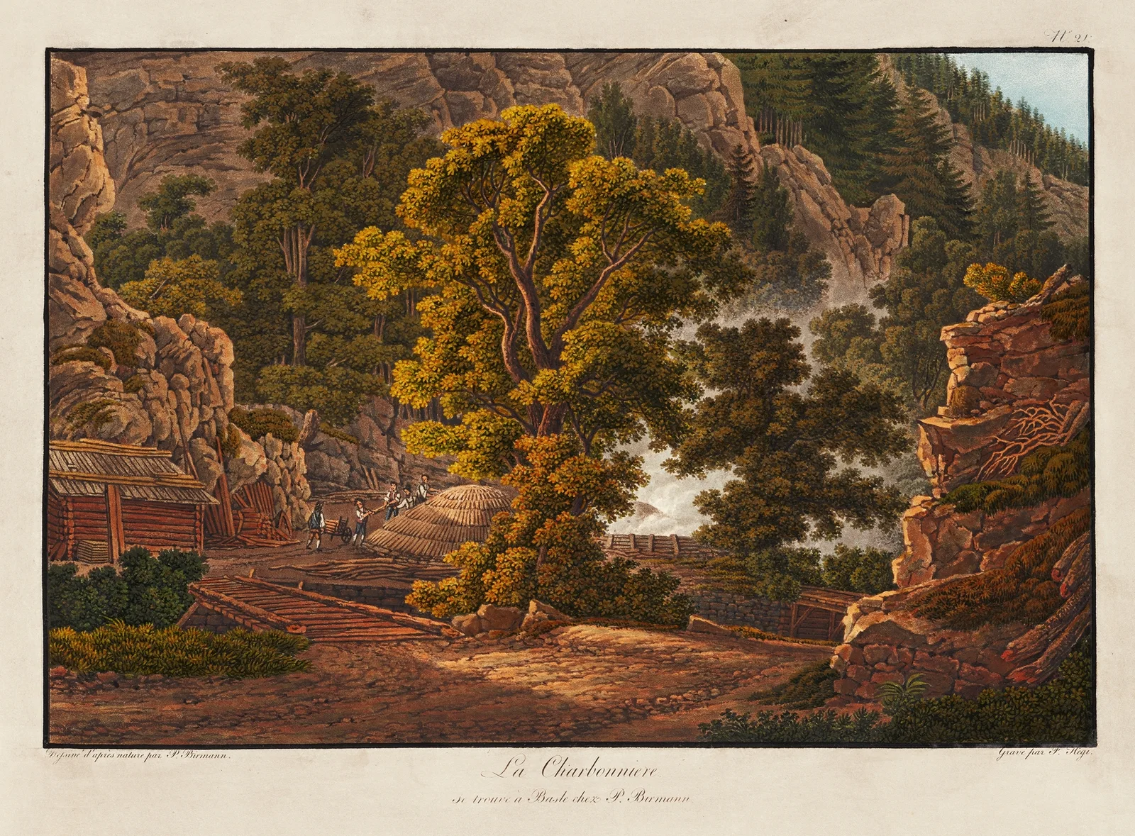 La Charbonniere av Peter Birmann