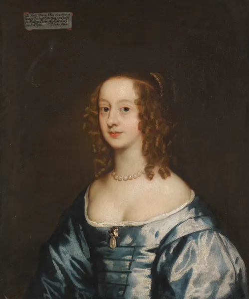 Portrait of Lady Diana Grey, Countess of Ailsbury (D.1689) av Sir Peter Lely