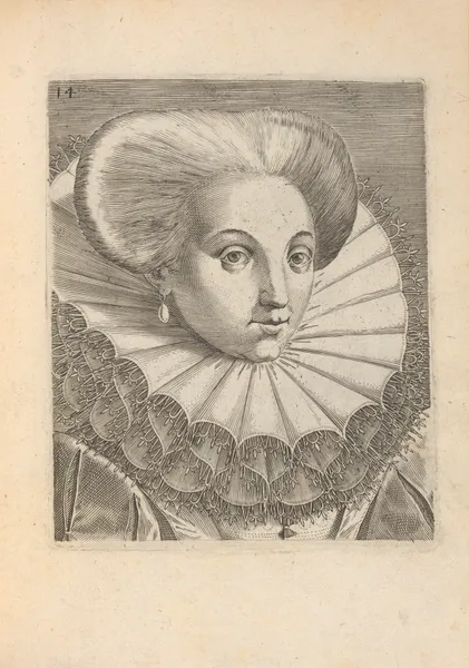 Female, Turned to Right av Philip Galle