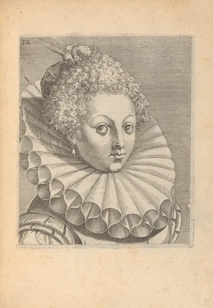 Female, Turned to Right av Philip Galle