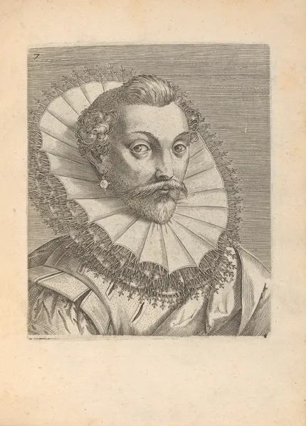 Male, Tunred to Right av Philip Galle