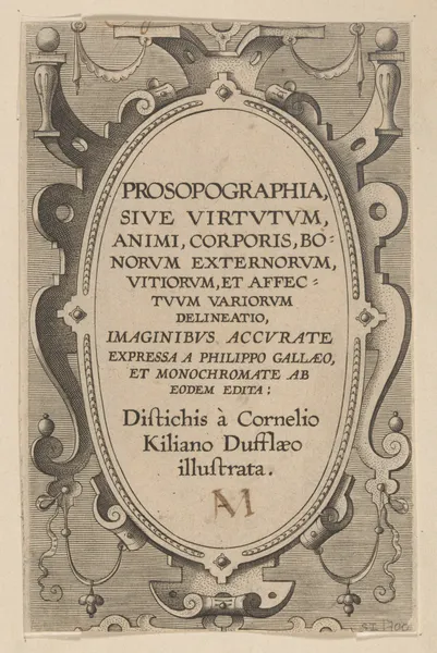Prosopographia – Title Page av Philip Galle