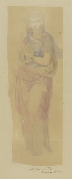 Allegory of poetry av Philipp Veit