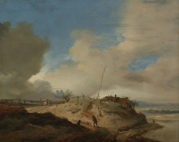 Dune Landscape with a Signal Post av Philips Wouwerman
