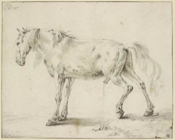 Peeing horse av Philips Wouwerman