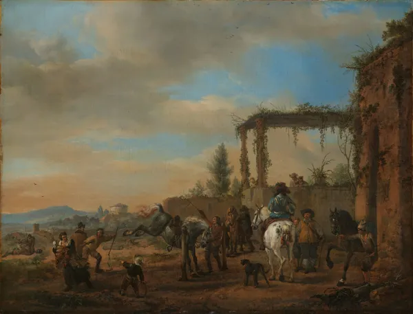 The Riding School av Philips Wouwerman