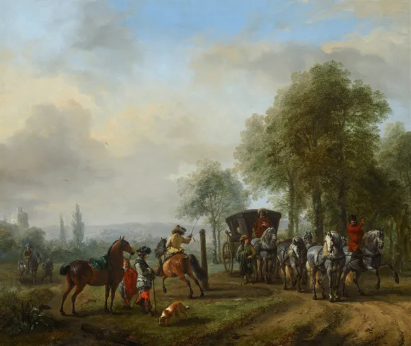 The Riding School av Philips Wouwerman