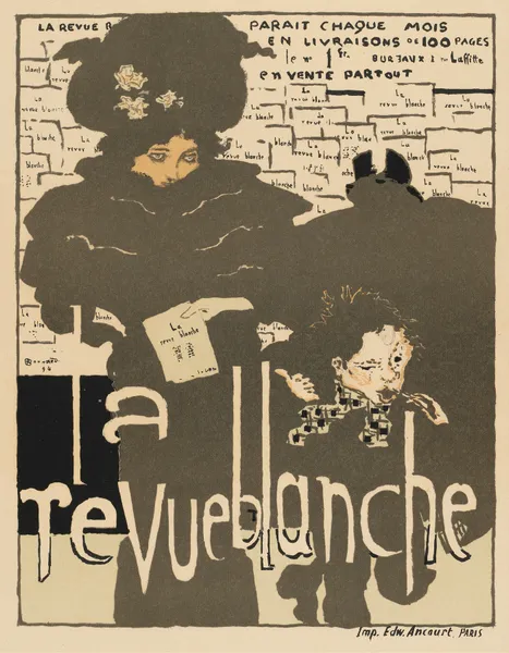 La Revue Blanche av Pierre Bonnard