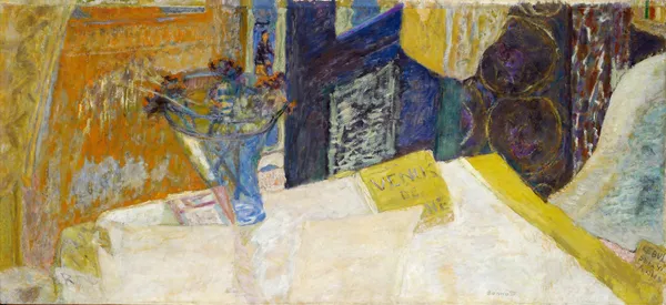 Still Life with Bouquet of Flowers , Venus of Cyrene av Pierre Bonnard