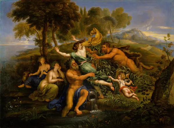 Pan and Syrinx av Pierre Mignard