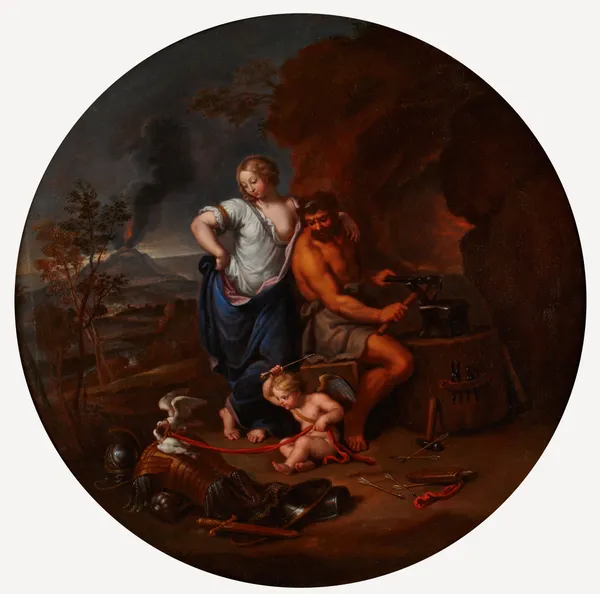 Vénus et Vulcain (17th century) av Pierre Mignard