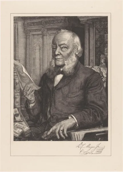 Portret van Dirk Christiaan Meijer av Pieter Dupont