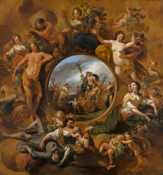 Allegory of Autumn av Nicolaes Pietersz. Berchem