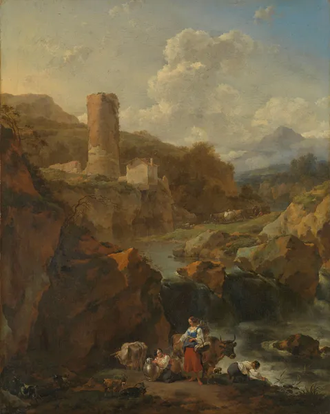 Italian Landscape av Nicolaes Pietersz. Berchem