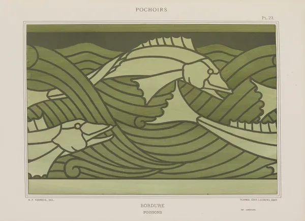 Bordure, poissons av Maurice Pillard Verneuil