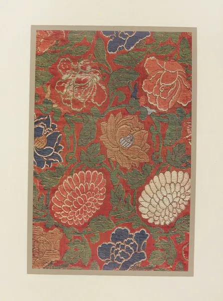 Chrysanthèmes, lotus et pivoines av Maurice Pillard Verneuil