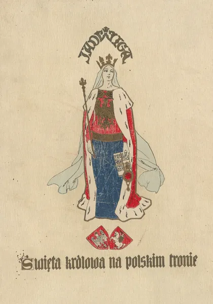 Jadwiga, święta królowa na polskim tronie – cover av Piotr Stachiewicz