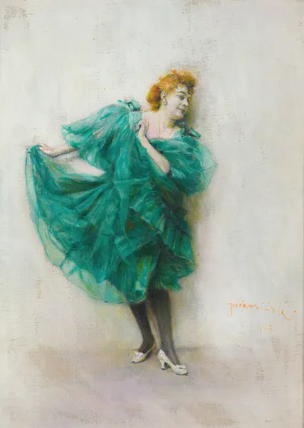 A Dancer av Władysław Podkowiński