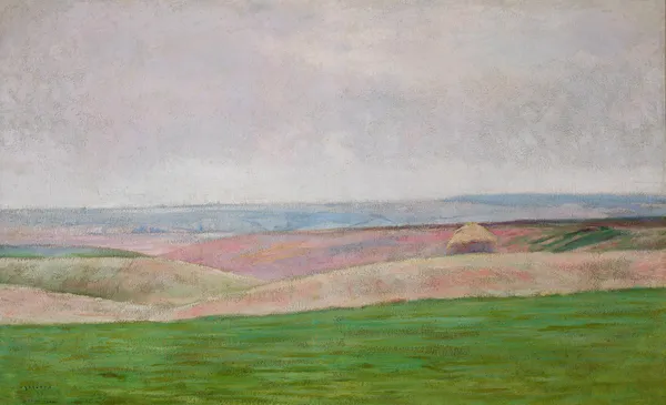 Landccape from Sobótka av Władysław Podkowiński