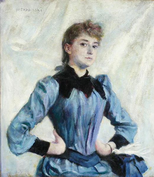 Study of a blonde av Władysław Podkowiński