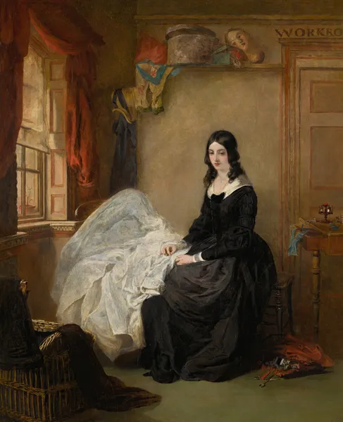 Kate Nickleby at Madame Mantalini’s av William Powell Frith