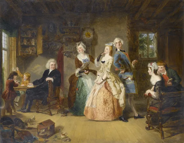 Measuring Heights av William Powell Frith