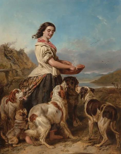 The gamekeeper’s daughter av William Powell Frith