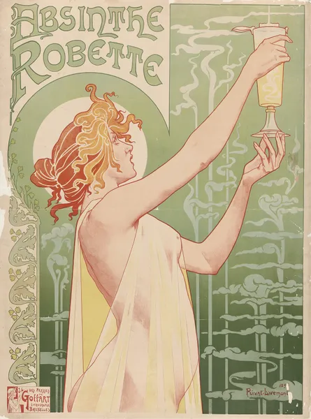 Absinthe Robette av Henri Privat-Livemont