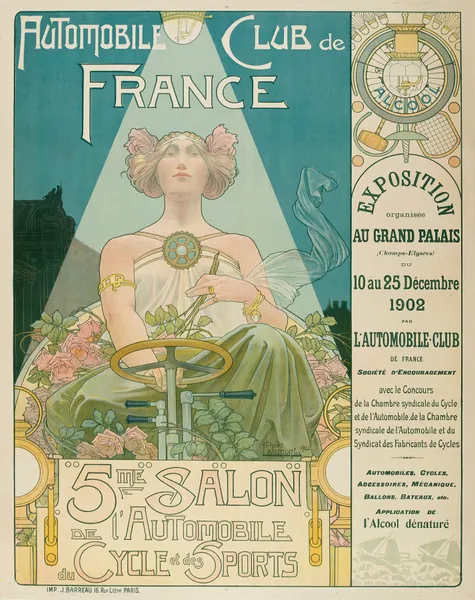 Automobile Club de France. 5me Salon av Henri Privat-Livemont