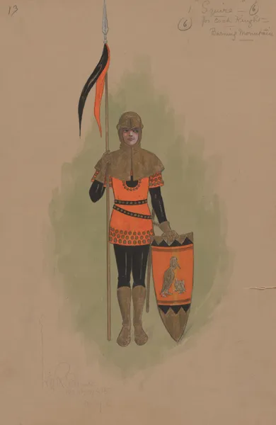 Squire for each Knight – Burning Mountain av Will R. Barnes