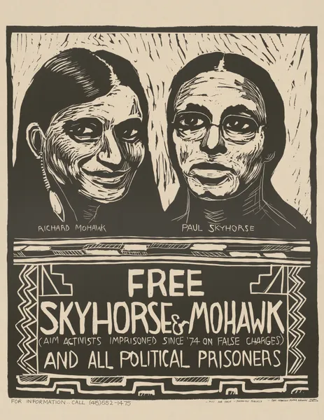 Free Skyhorse and Mohawk and all political prisoners av Rachael Romero