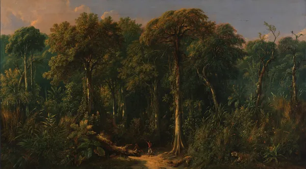 Javanese Jungle av Raden Saleh