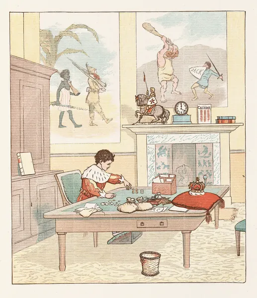 Sing a song for Sixpence Pl.6 av Randolph Caldecott