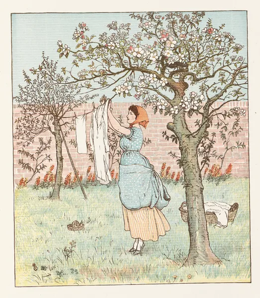 Sing a song for Sixpence Pl.8 av Randolph Caldecott