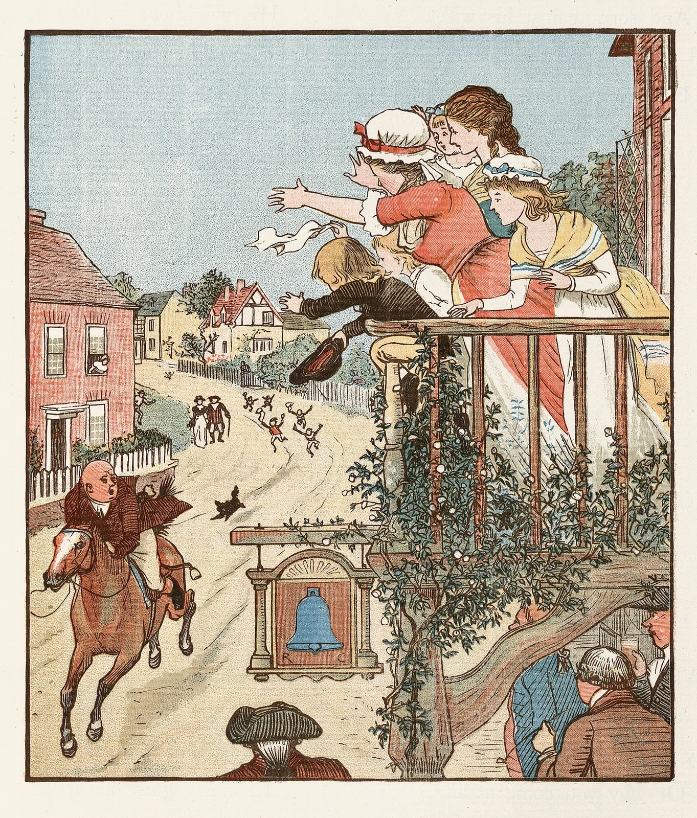 The Diverting History of John Gilpin pl5 av Randolph Caldecott
