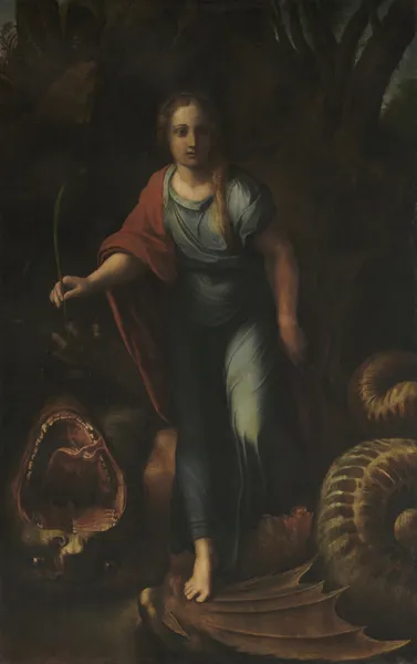 Saint Margaret av Raphael
