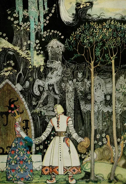 East of the sun and west of the moon pl 17 av Kay Rasmus Nielsen