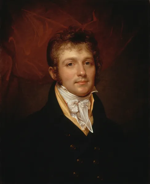 Portrait Of Edward Shippen Burd Of Philadelphia av Rembrandt Peale