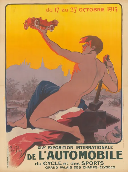 Du 17 au 27 octobre 1913. XIV° Exposition internationale de l’automobile du cycle et des sports av René Péan